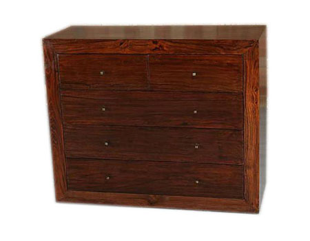 Glass Cabinet Chest of Drawers